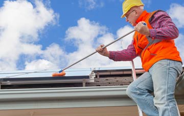 Sandy soft wash roof cleaning